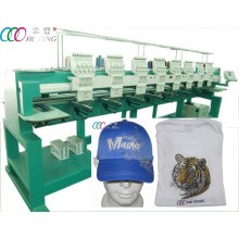 8 Heads 9 Needles Baseball Cap / Shirt Embroidery Machine